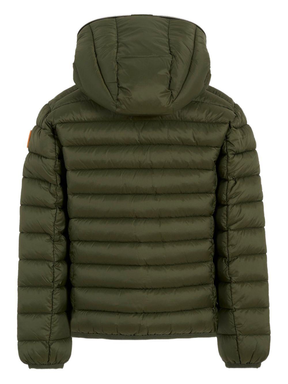 Giubbino per bambino Save The Duck Kids verde con design trapuntato - Rubino Kids