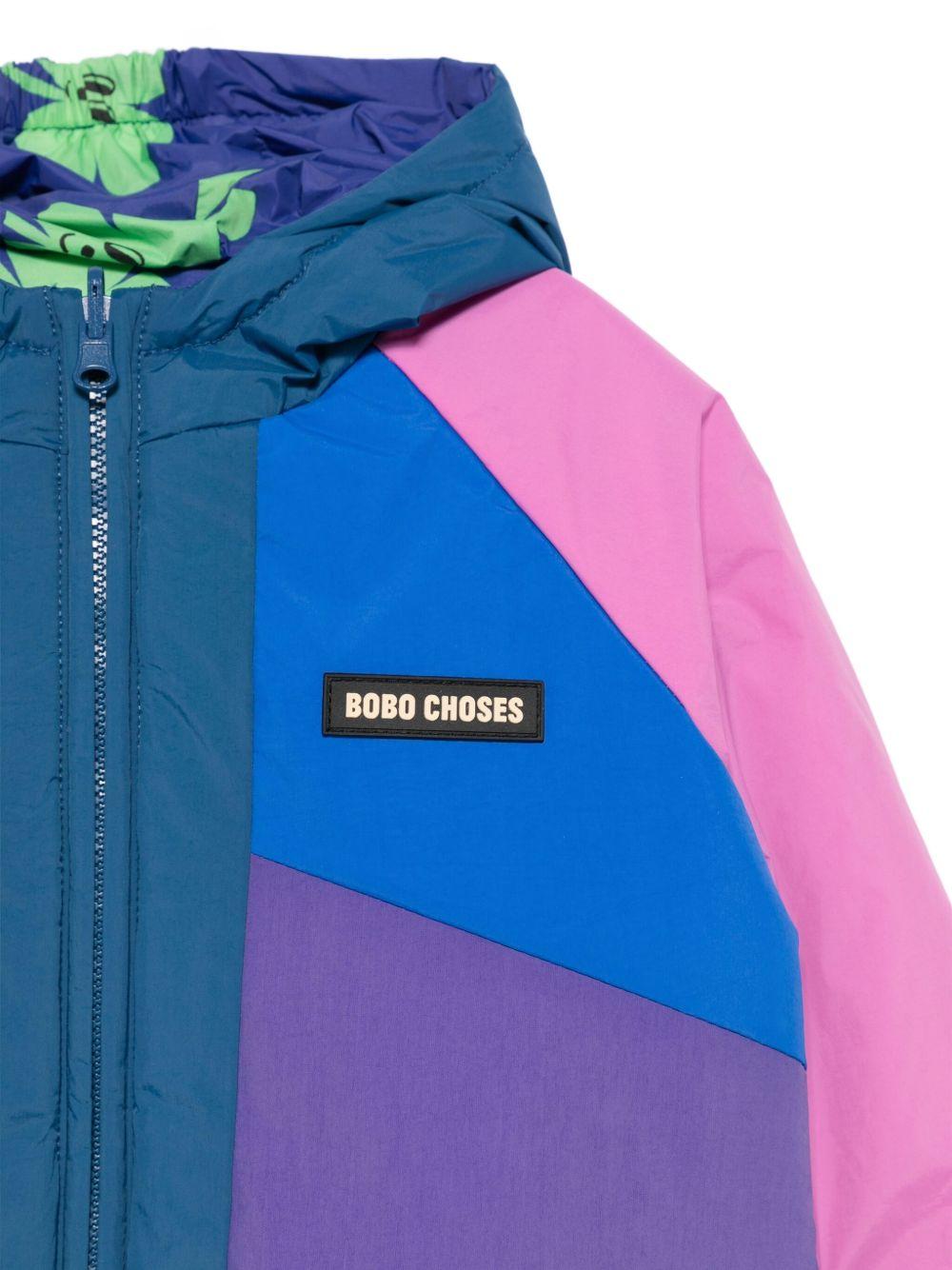 Giubbino per neonata Bobo Choses multicolore con design color - block - Rubino Kids