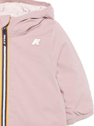 Giubbino per neonata K - Way Kids rosa con design reversibile - Rubino Kids