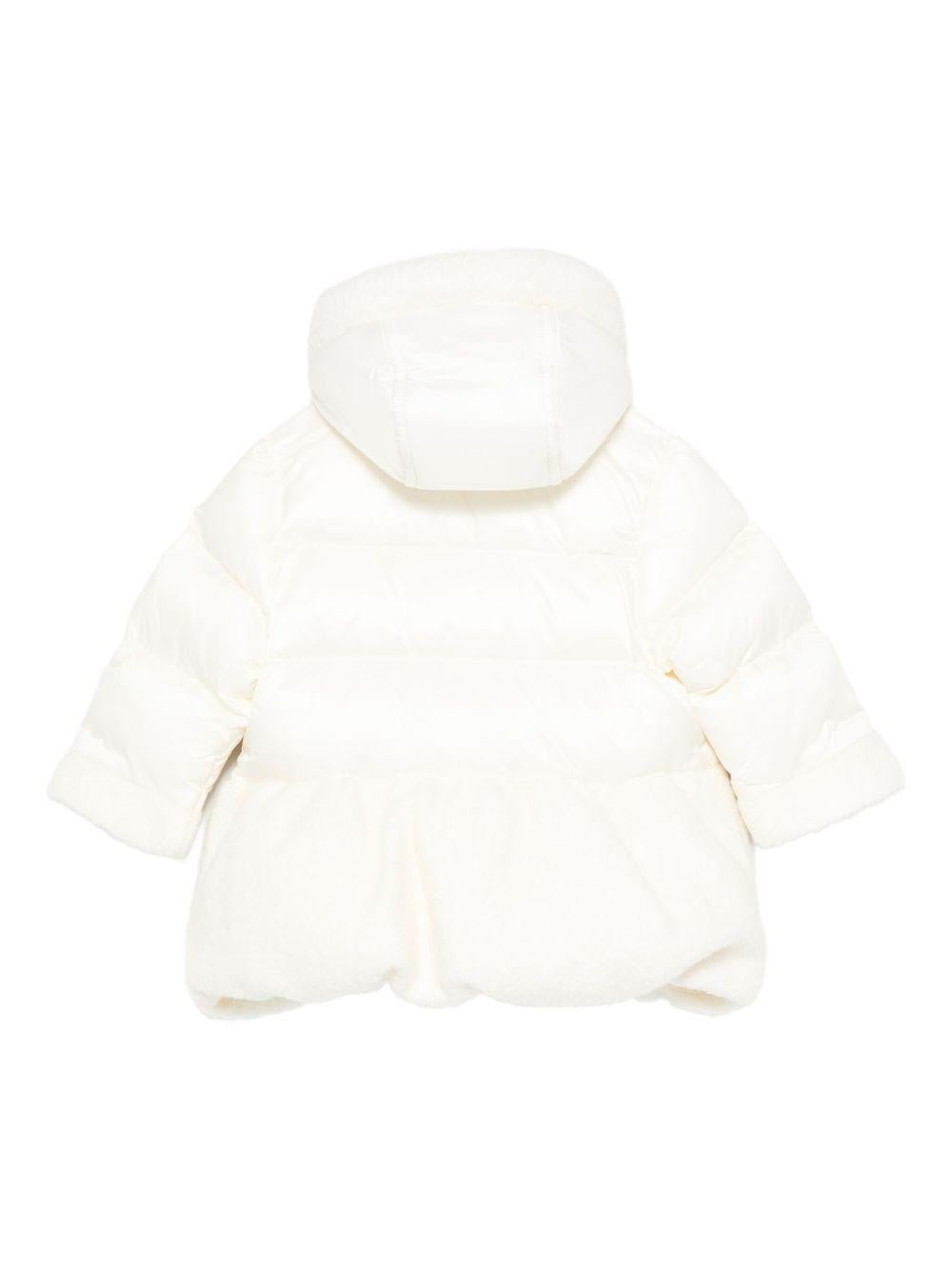 Giubbino per neonata Tartine Et Chocolat bianco con motivo con logo - Rubino Kids