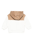 Giubbino per neonato Fendi Kids beige con modello con logo FF - Rubino Kids