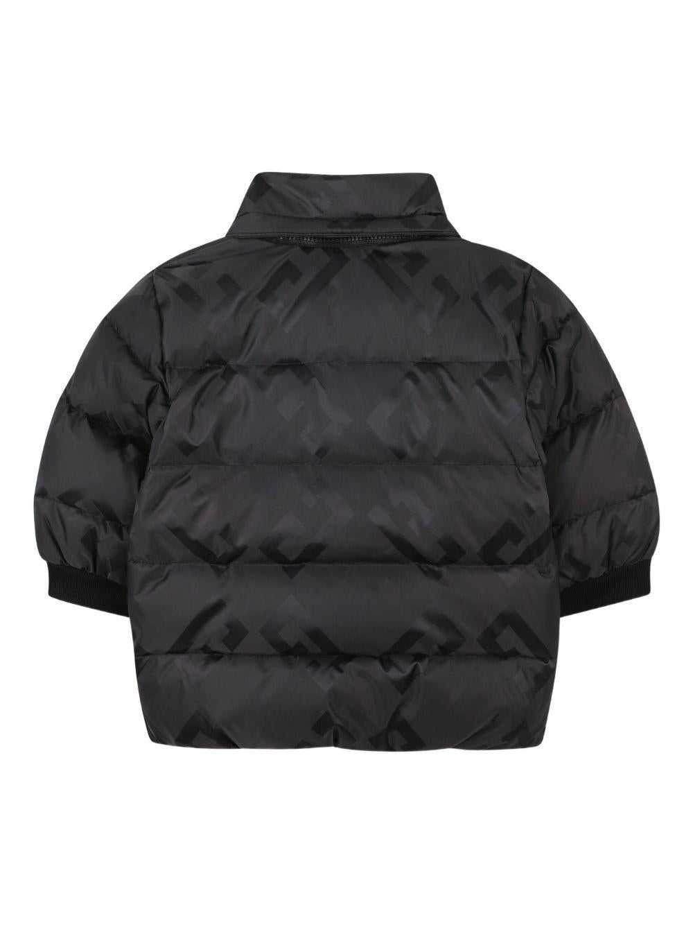 Giubbino per neonato Givenchy Kids nero con stampa con logo - Rubino Kids