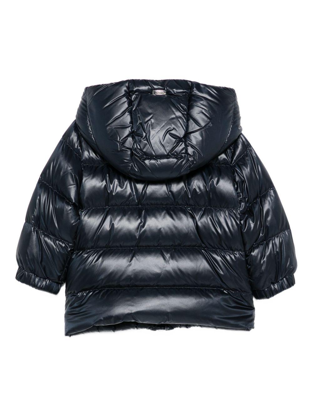 Giubbino per neonato Herno Kids blu modello trapuntato - Rubino Kids