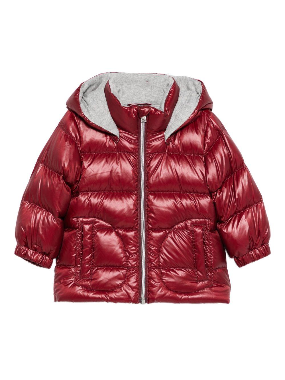 Giubbino per neonato Herno Kids rosso modello trapuntato - Rubino Kids