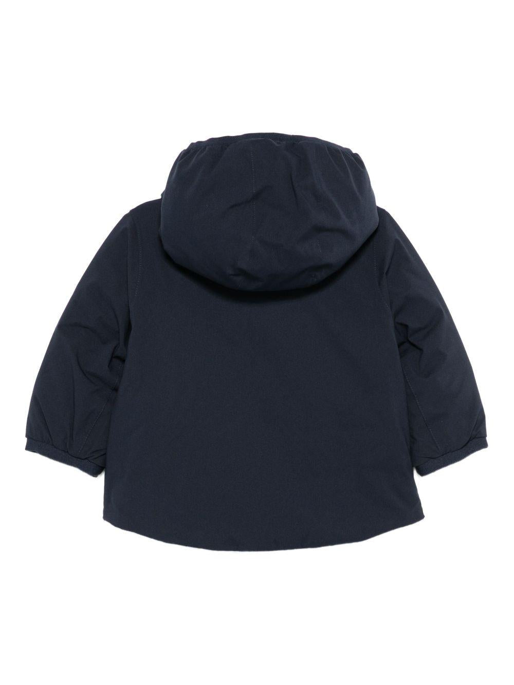 Giubbino per neonato K - Way Kids blu con design reversibile - Rubino Kids