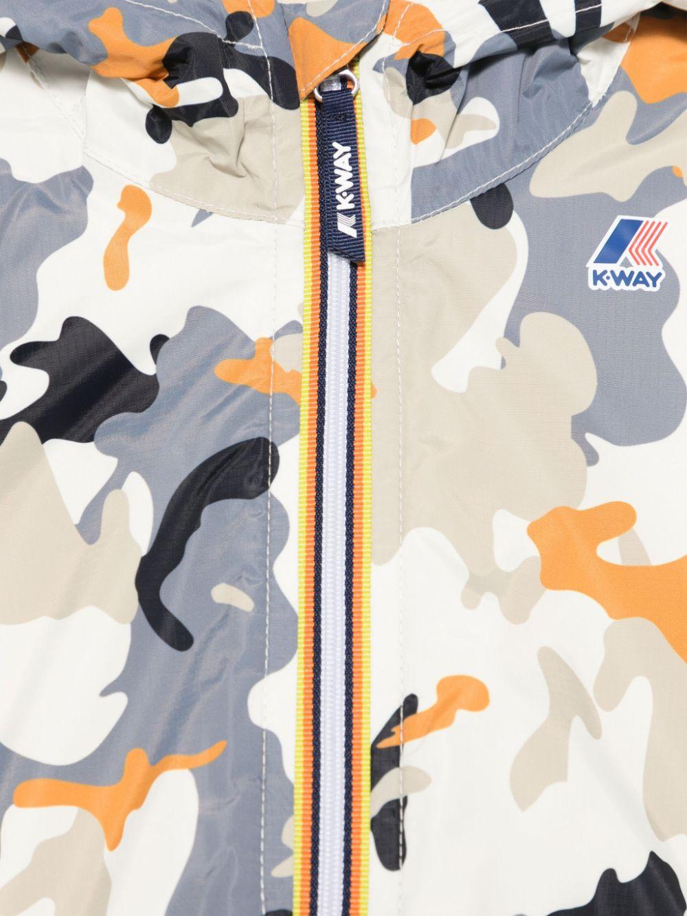 Giubbino per neonato K Way Kids E. Le Vrai 3.0 Claudine multicolore con design imbottito - Rubino Kids