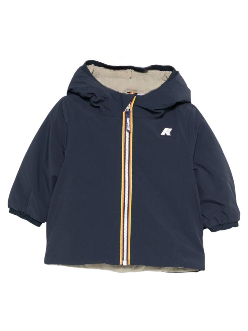 Giubbino per neonato K - Way Kids Jack blu con design imbottito - Rubino Kids