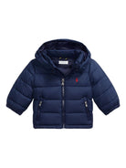 Giubbino per neonato Polo Ralph Lauren Kids blu con cappuccio - Rubino Kids