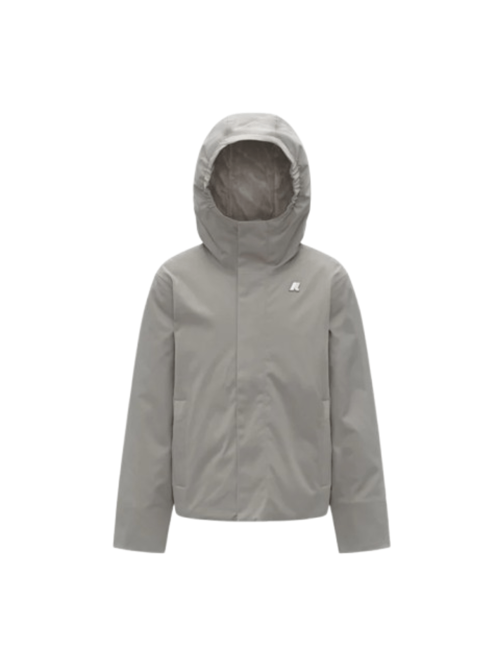 Giubbotto P. Jacko Twill Marmotta per bambino K - Way Kids grigio con imbottitura leggera - Rubino Kids