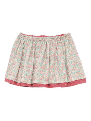 Mariella Ferrari Risa baby girl midi skirt with floral pattern