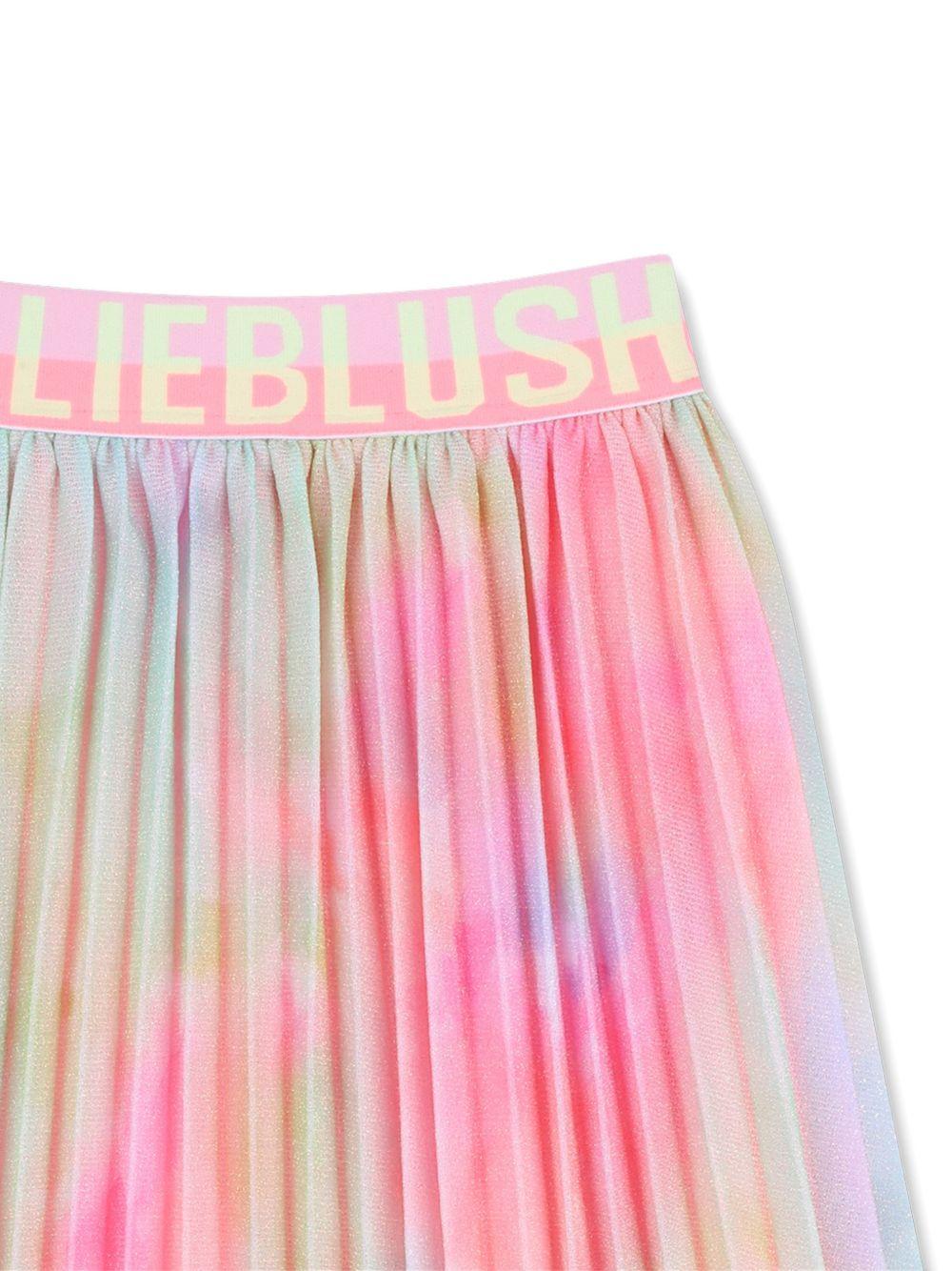 Gonna per bambina Billieblush rosa con design plissettato - Rubino Kids