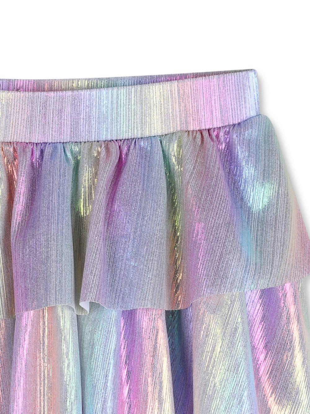 Gonna per bambina Billieblush viola con design iridescente - Rubino Kids