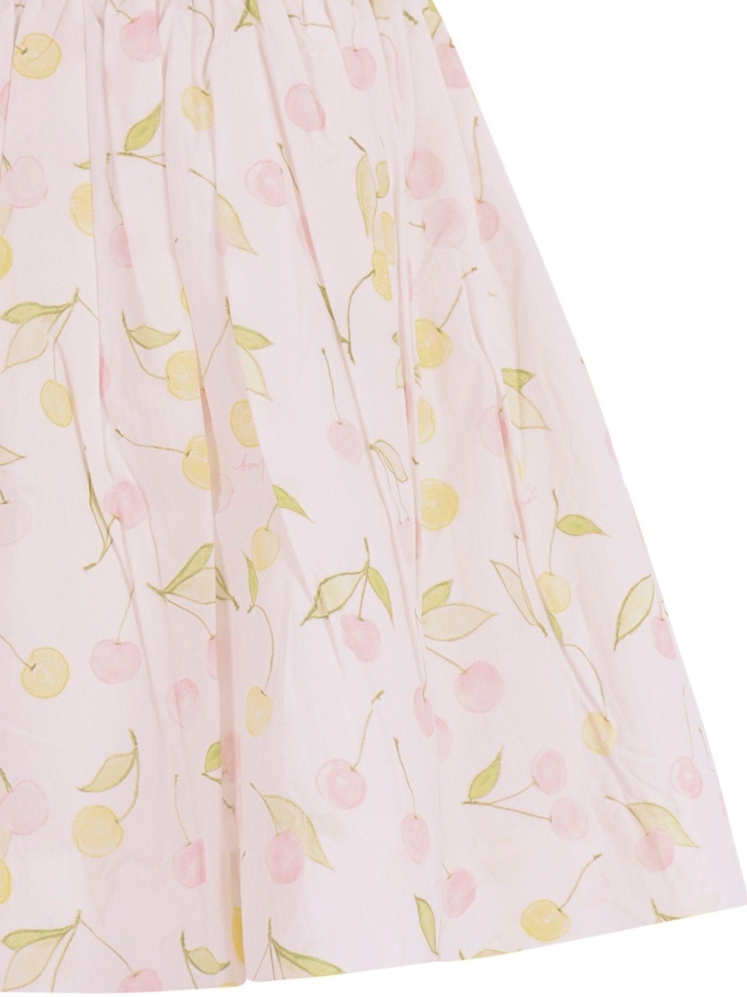 Gonna per bambina Bonpoint bianca con stampa ciliegie all - over - Rubino Kids