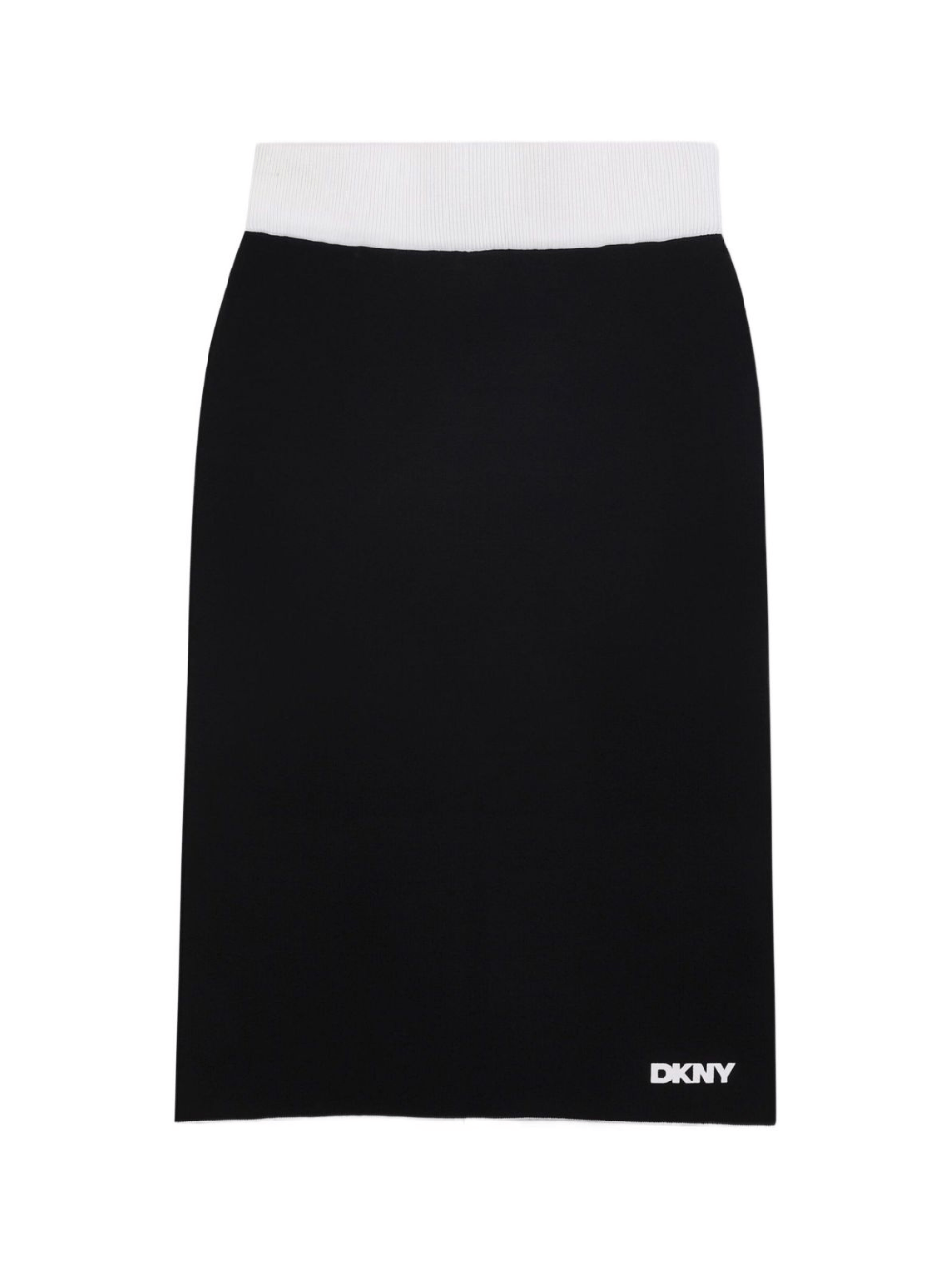 Gonna per bambina DKNY Kids nera con dettaglio logo - Rubino Kids