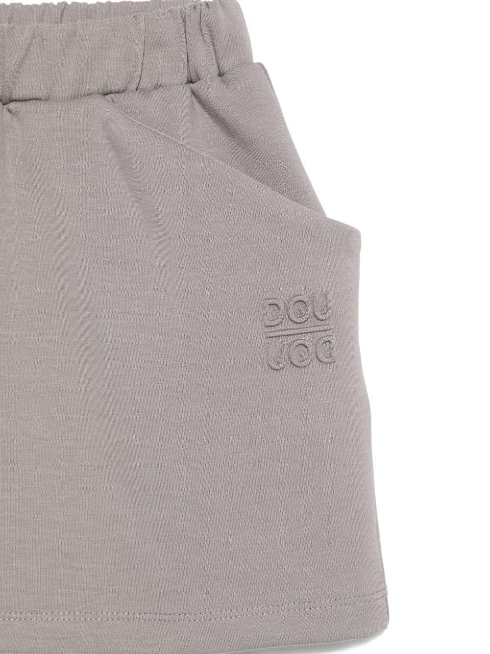 Gonna per bambina Douuod Kids grigia con due tasche laterali - Rubino Kids