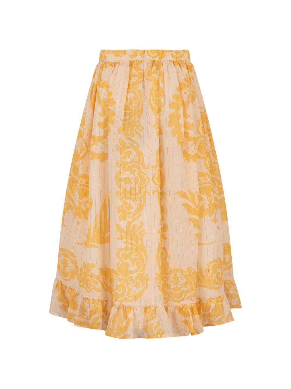 Gonna per bambina Etro Kids multicolore con stampa floreale - Rubino Kids