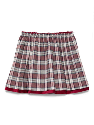 Mariella Ferrari red skirt for girls with elastic waist