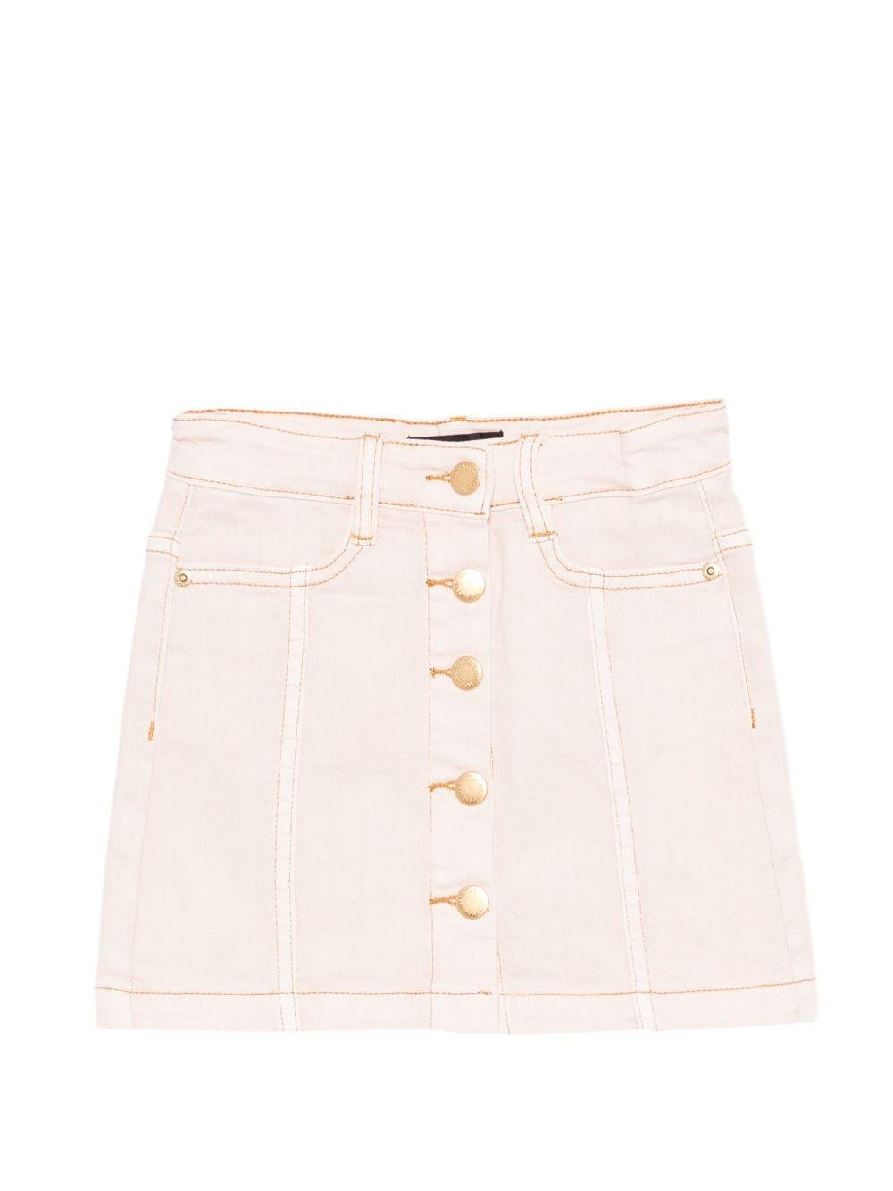 Gonna per bambina Molo rosa con chiusura frontale con abbottonatura - Rubino Kids