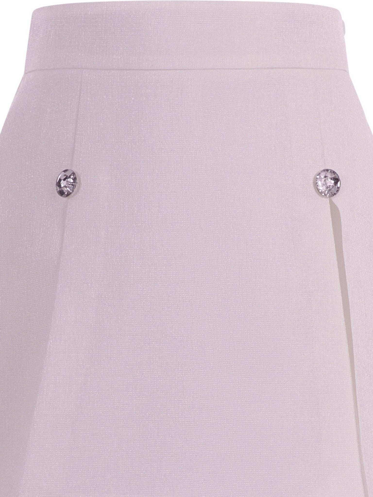 Gonna per bambina Monnalisa bianca con strass - Rubino Kids