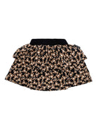 Gonna per neonata Moschino Kids nero con stampa Teddy - Rubino Kids