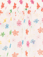 Gonna per neonata Stella McCartney Kids bianco a fiori con vita elasticizzata - Rubino Kids