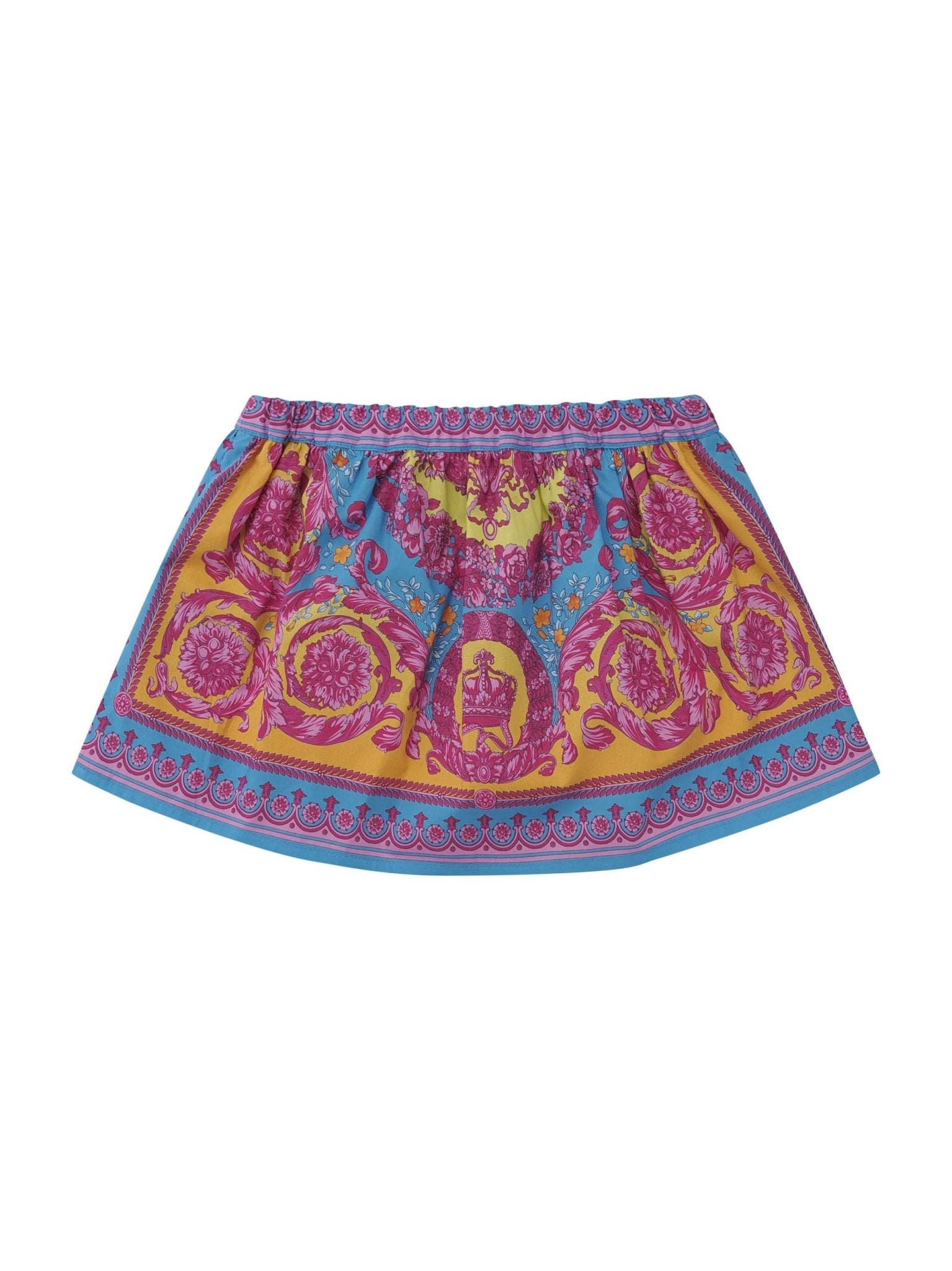 Gonna per neonata Versace Kids multicolor con stampa grafica - Rubino Kids