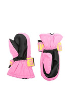 Guanti da neve per bambina Stella McCartney Kids rosa zip e logo - Rubino Kids