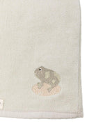 Guanto da bagno per neonati Avery Row verde in cotone biologico - Rubino Kids