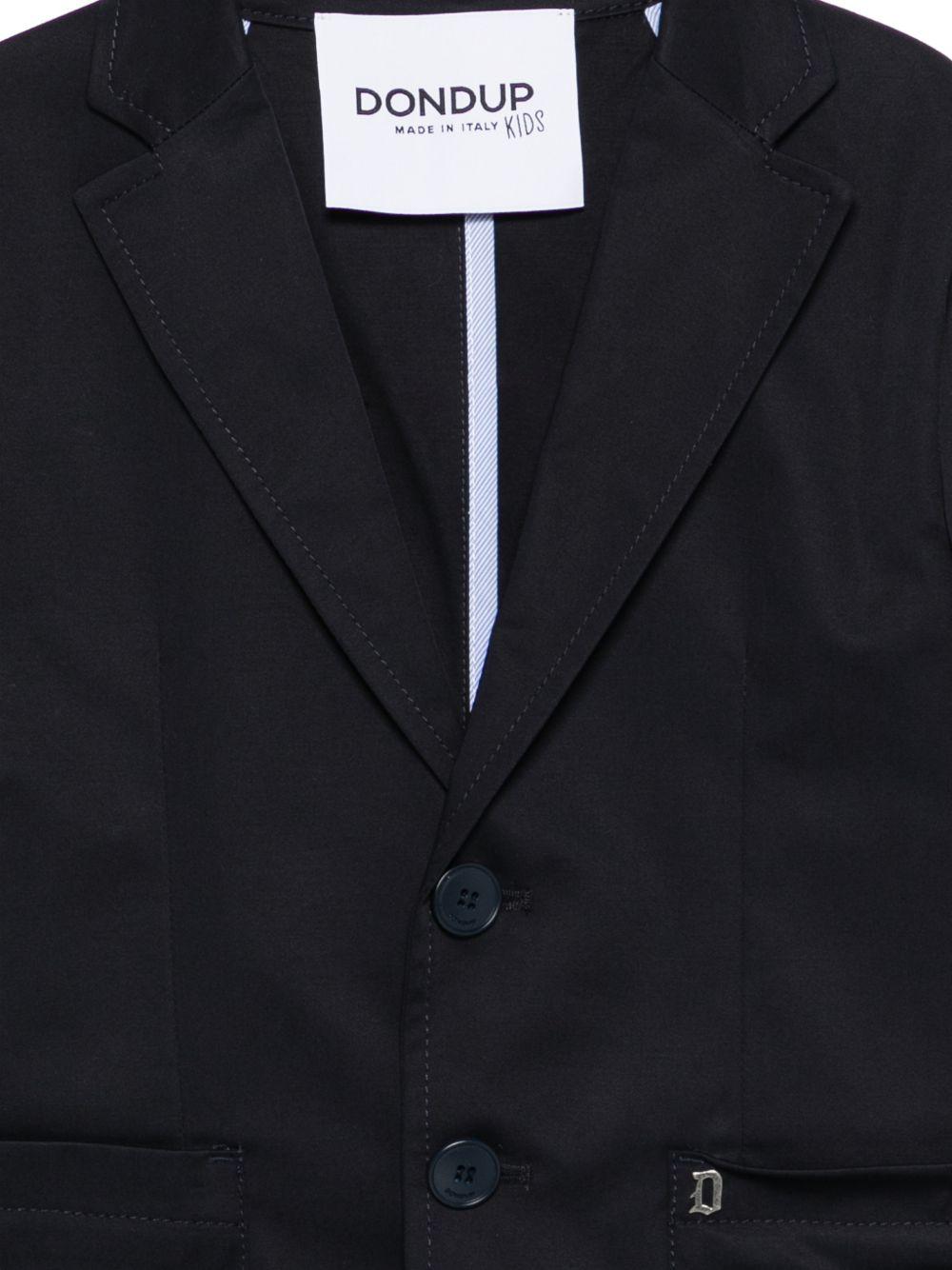 Giacca per bambino DONDUP Kids blu con revers a lancia DMGC0240RA029 4000 DONDUP KIDS