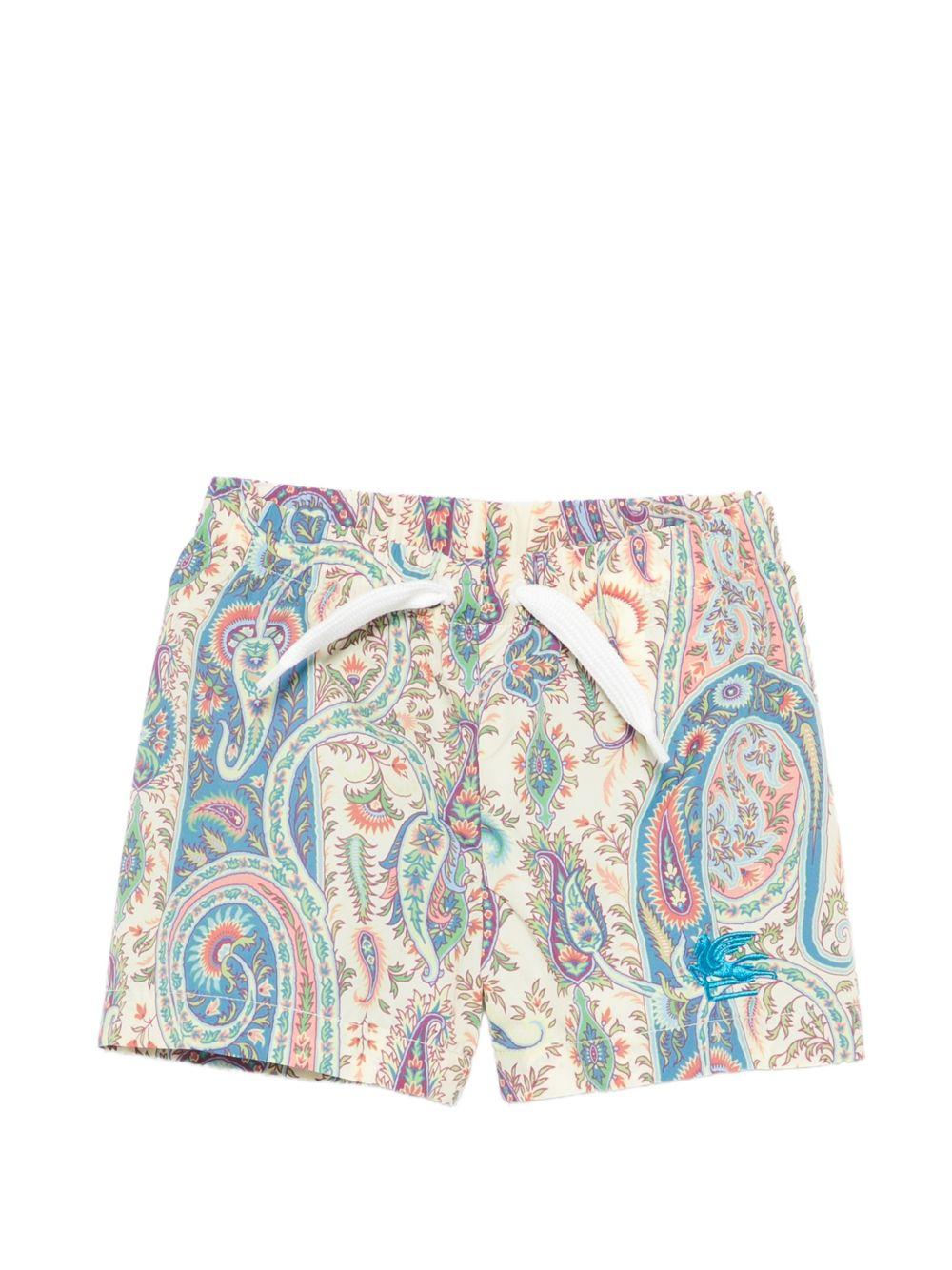 Costume da bagno per neonato ETRO KIDS beige con motivo paisley GYC509 N0433 107MC ETRO KIDS