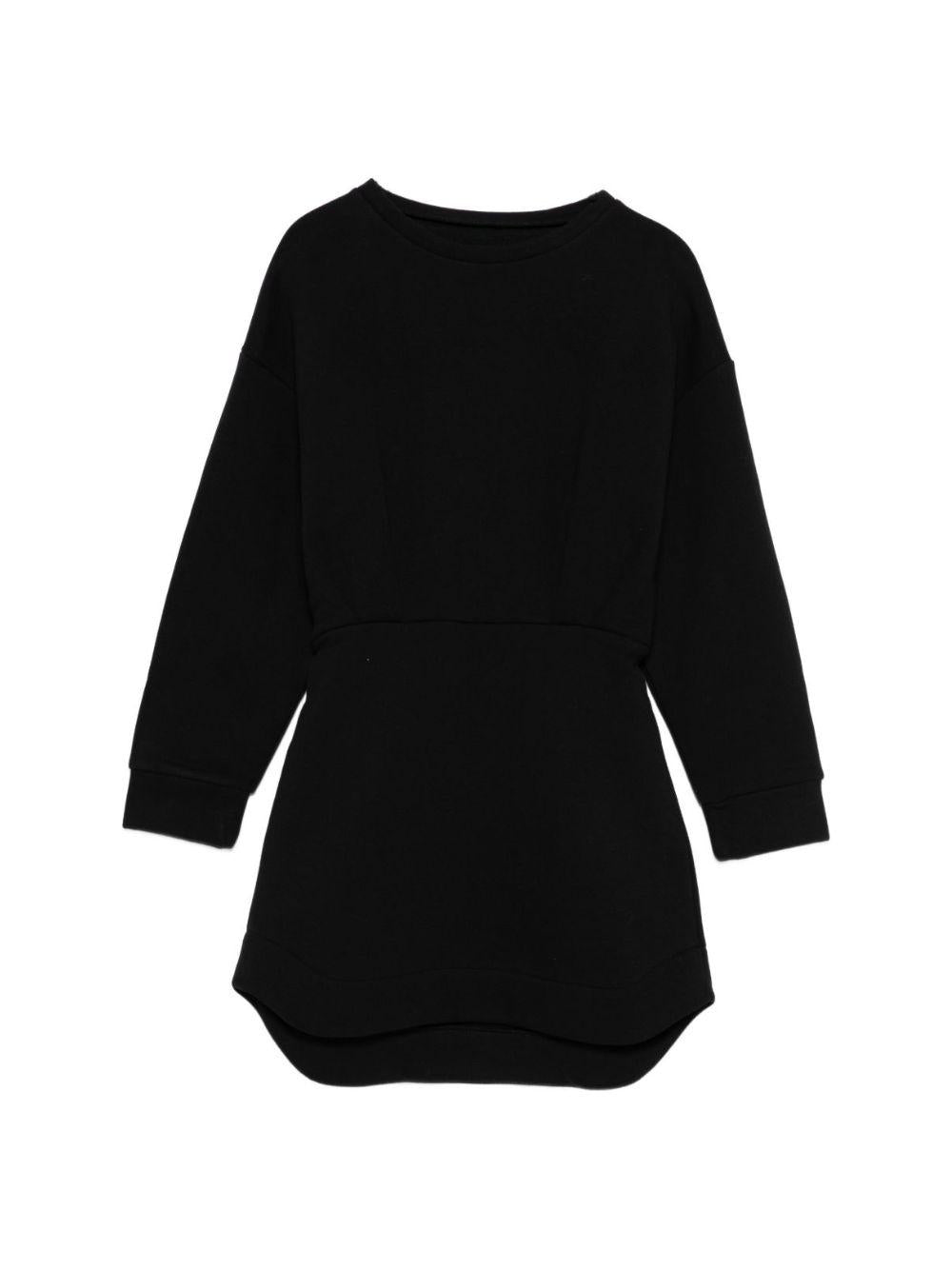 Abito per bambina Douuod Kids nero a maniche lunghe DX1A50 Z2502 930 DOUUOD