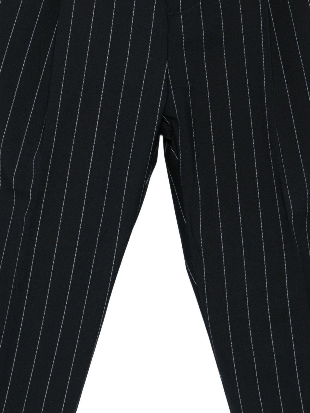 Pantaloni per bambino Paolo Pecora Kids blu modello gessato PP4214 BLU PAOLO PECORA KIDS