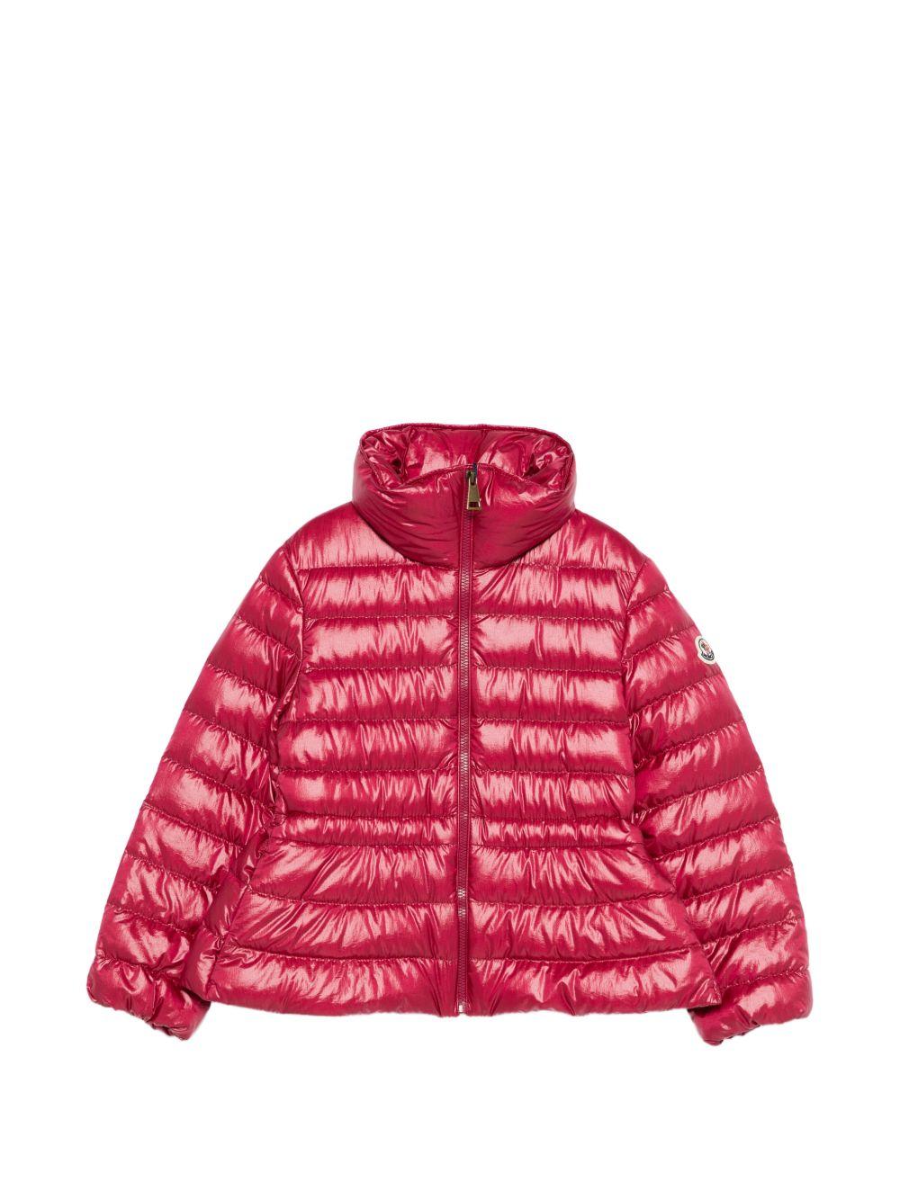 Giubbino per bambina Moncler Enfant rosso senza con design trapuntato L19541A00015597QN 470 MONCLER ENFANT