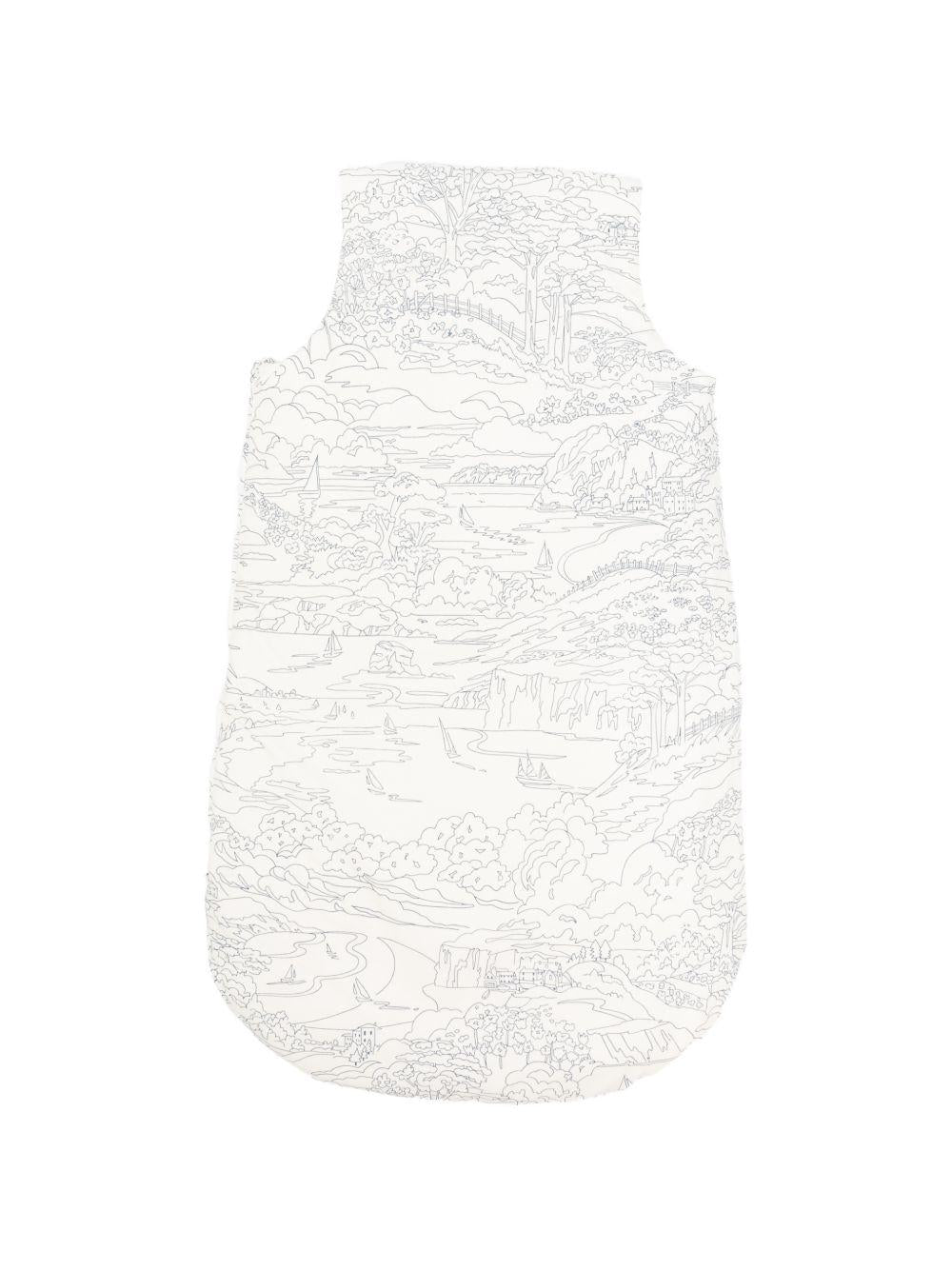 Sacco nanna per neonati Bonpoint bianco con stampa grafica all-over S06OACW00002 677 BONPOINT