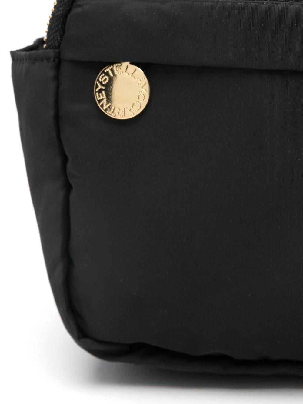 Borsa a spalla per bambina Stella McCartney Kids nero con logo TV0508 Z0537 930 STELLA McCARTNEY KIDS
