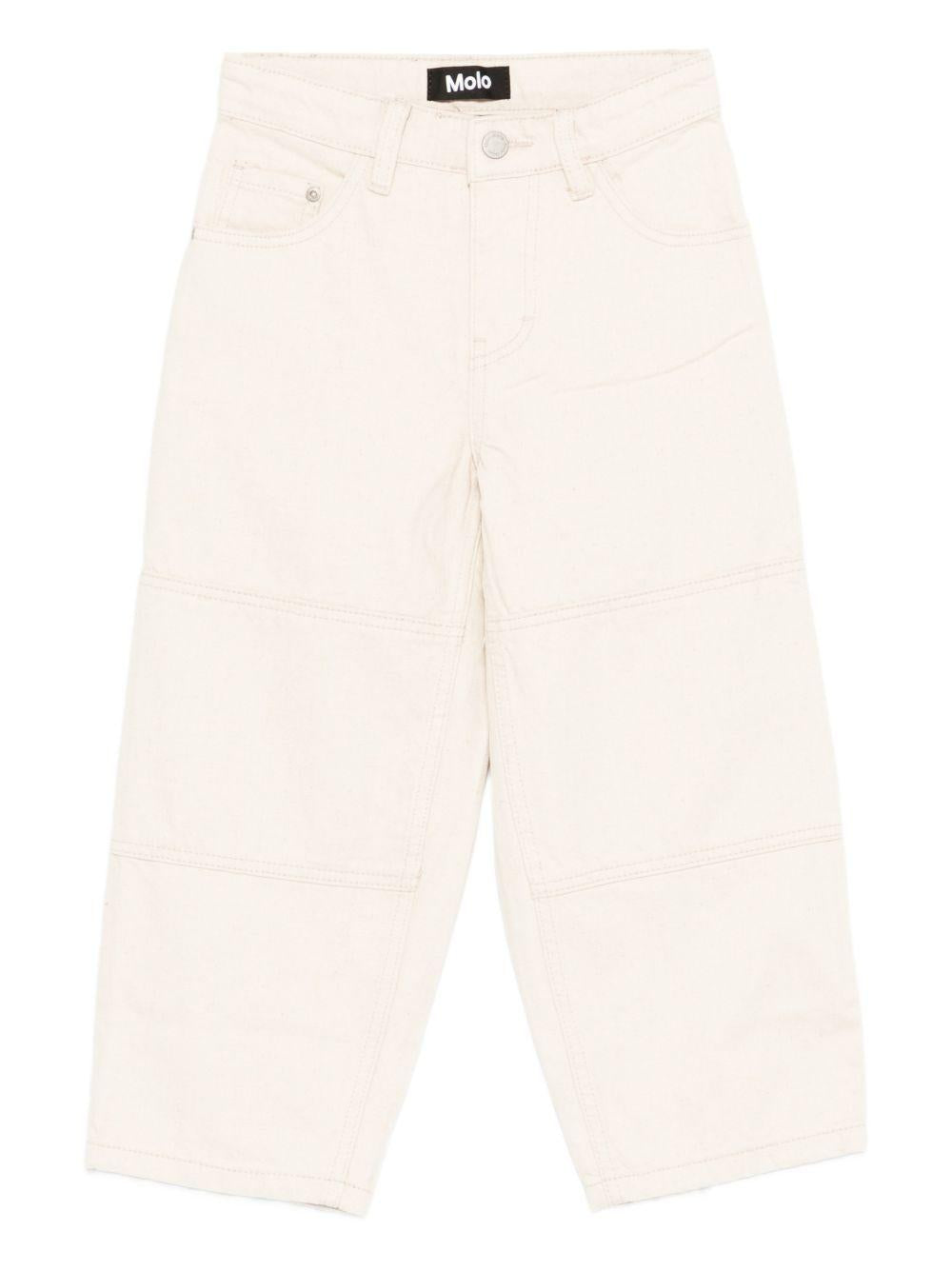 Jeans Askane per bambino Molo beige con stile skater 6S26I107 8894 MOLO