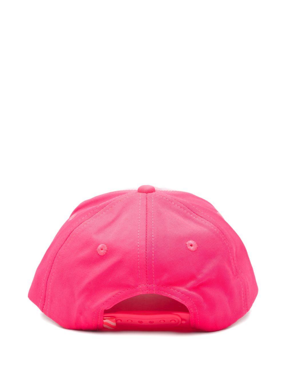 Cappello per bambina Billieblush fucsia con logo in rilievo U22009 499 BILLIEBLUSH
