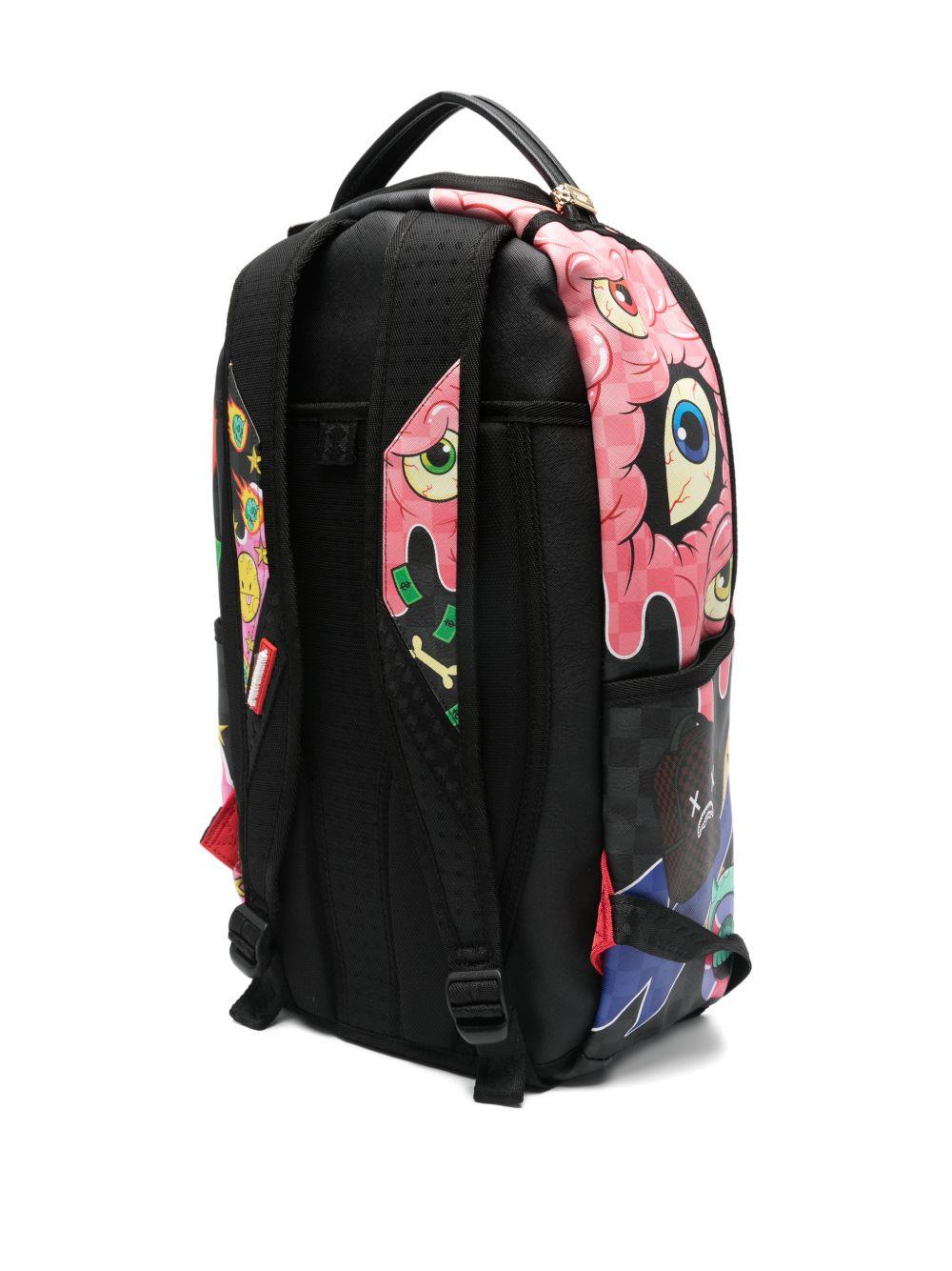 Zaino per bambino Sprayground kid multicolore con stampa grafica 910B8305 NSZ SPRAYGROUND
