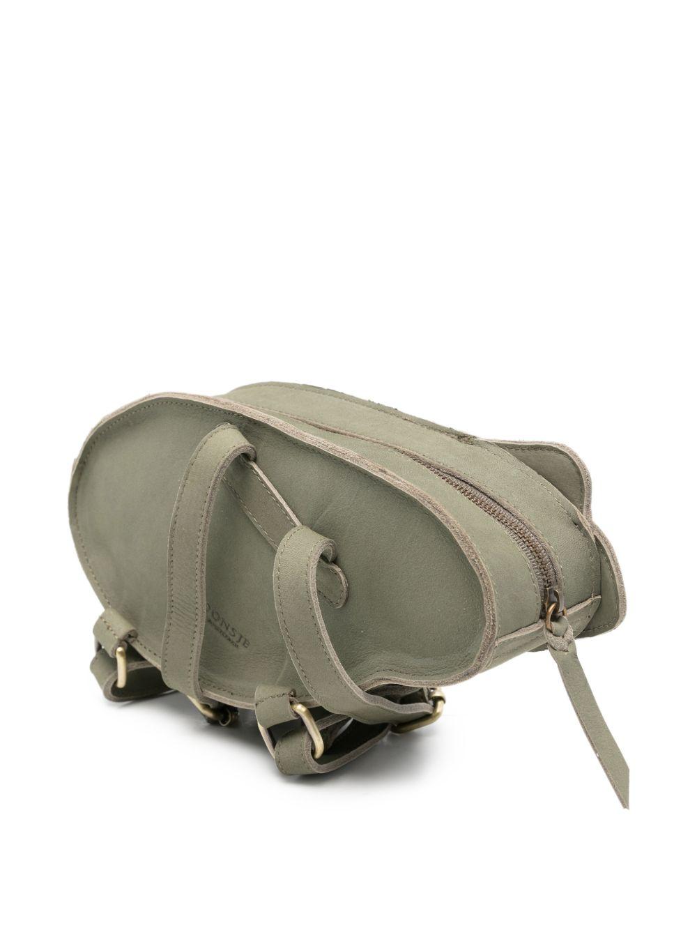 Zaino per bambino Donsje verde con applicazione rana 5519002 NL126 DONSJE