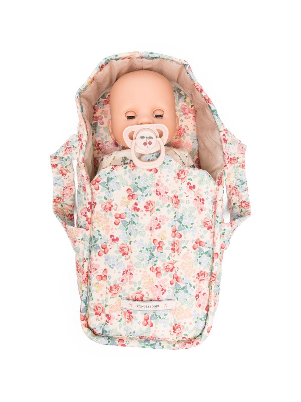 Bambola Lucca per bambina Konges Sløjd multicolore con design floreale KS104959 VIENNA KONGES SLOJD