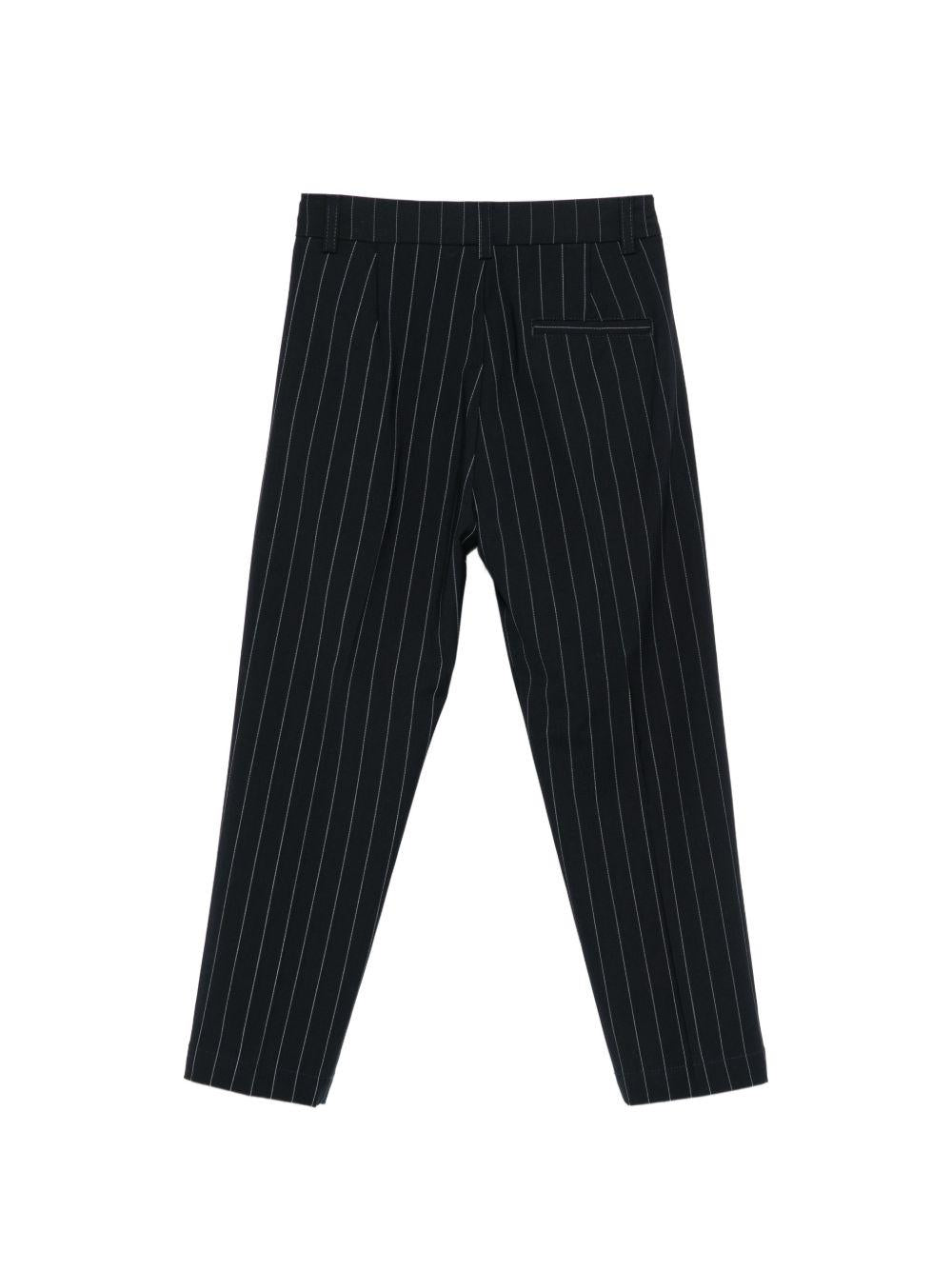 Pantaloni per bambino Paolo Pecora Kids blu modello gessato PP4214 BLU PAOLO PECORA KIDS