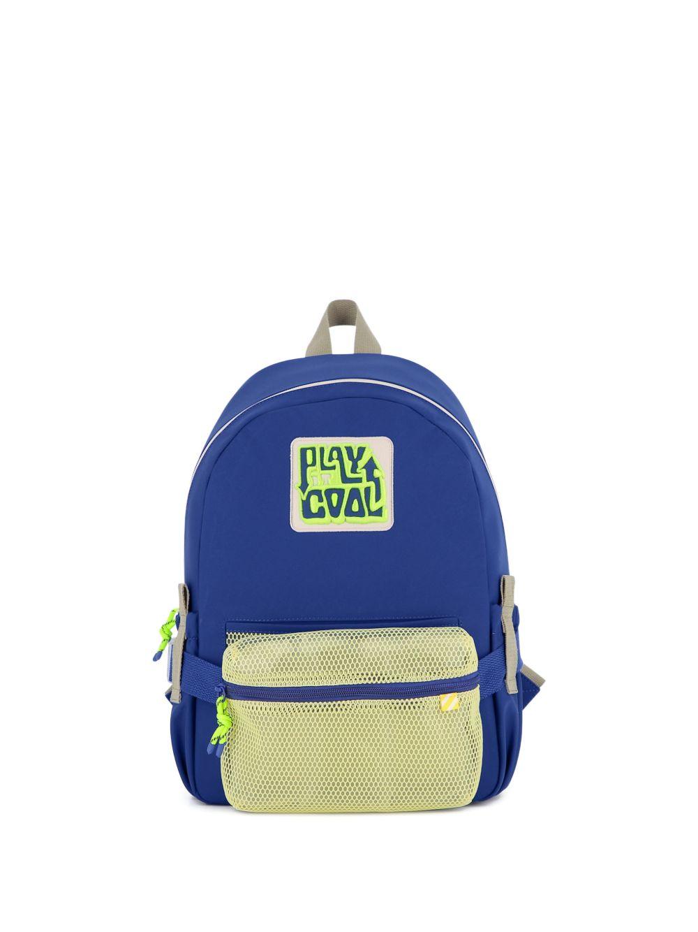 Zaino per bambini Billieblush blu con tasca in rete U22072 843 BILLIEBLUSH