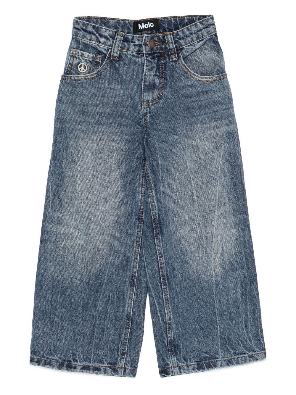 Jeans Askio per bambino Molo denim con design cinque tasche 6S26I112 5662 MOLO