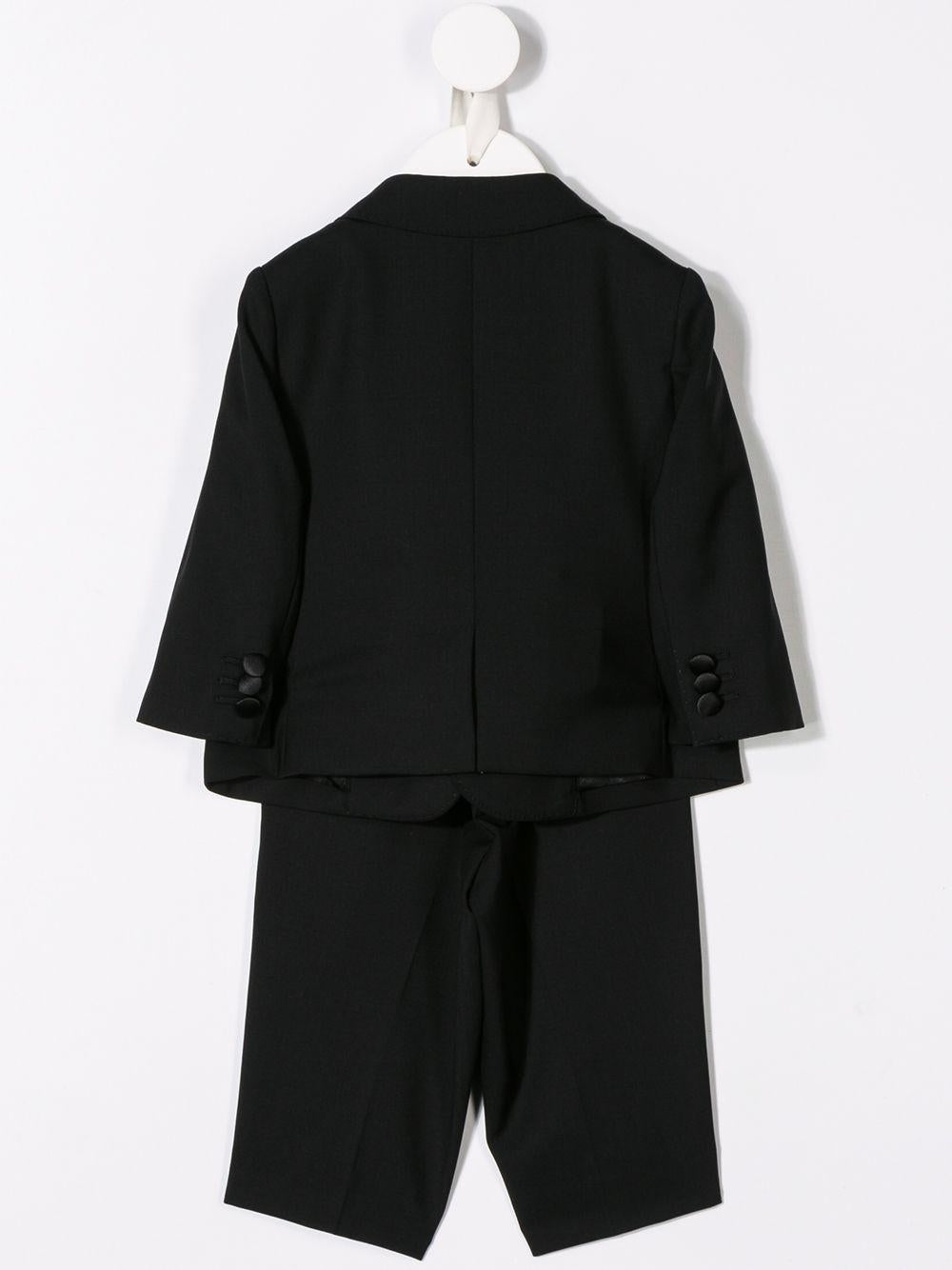 Completo elegante per neonato Dolce & Gabbana nero modello con risvolto L11U49 FUBBG N0000 DOLCE & GABBANA KIDS