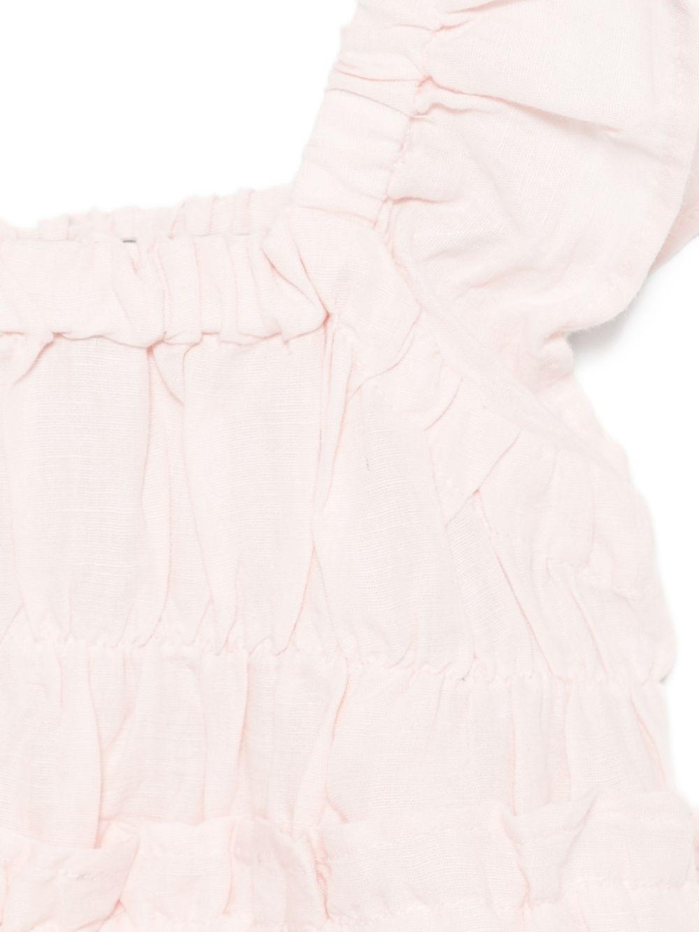 Abito per bambina Stella McCartney Kids rosa con ricami floreali TY1E22 Z0138 51R STELLA McCARTNEY KIDS