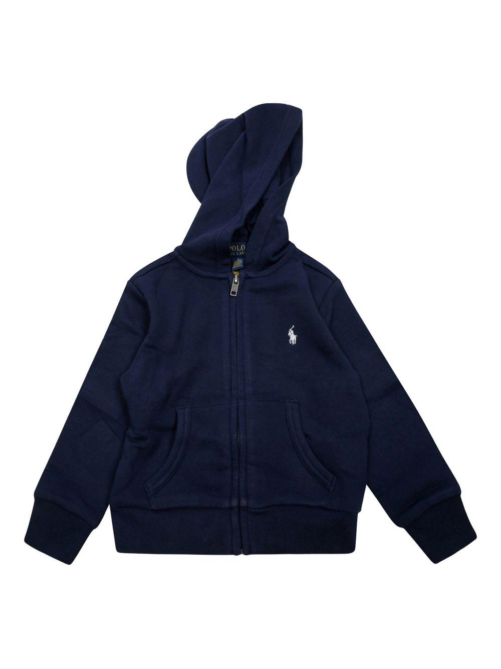 Felpa per bambino Polo Ralph Lauren Kids blu con ricamo Polo Pony 322964134 002 Ralph Lauren kids