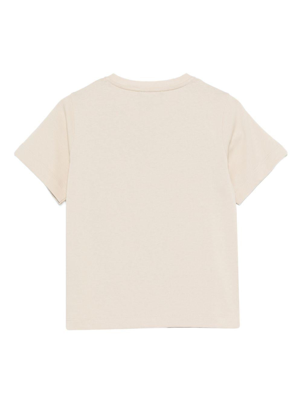 T-shirt per bambino Emporio Armani Kids beige con maniche raglan EB000943 AF13715 U1156 EMPORIO ARMANI KIDS