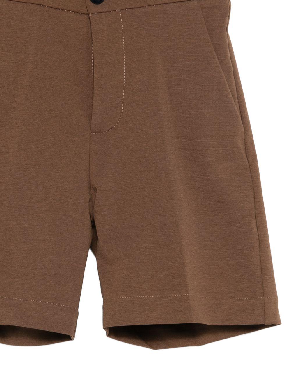 Shorts per bambino Paolo Pecora Kids marrone con bottoni PP4245 CAFFE PAOLO PECORA KIDS