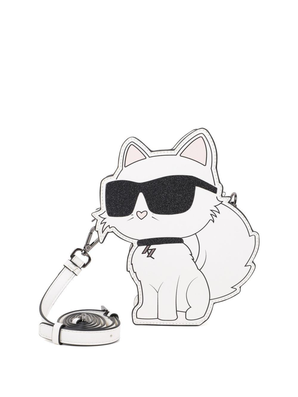 Borsa per bambina Karl Lagerfeld Kids bianca a forma di Choupette Z31210 10P KARL LAGERFELD KIDS