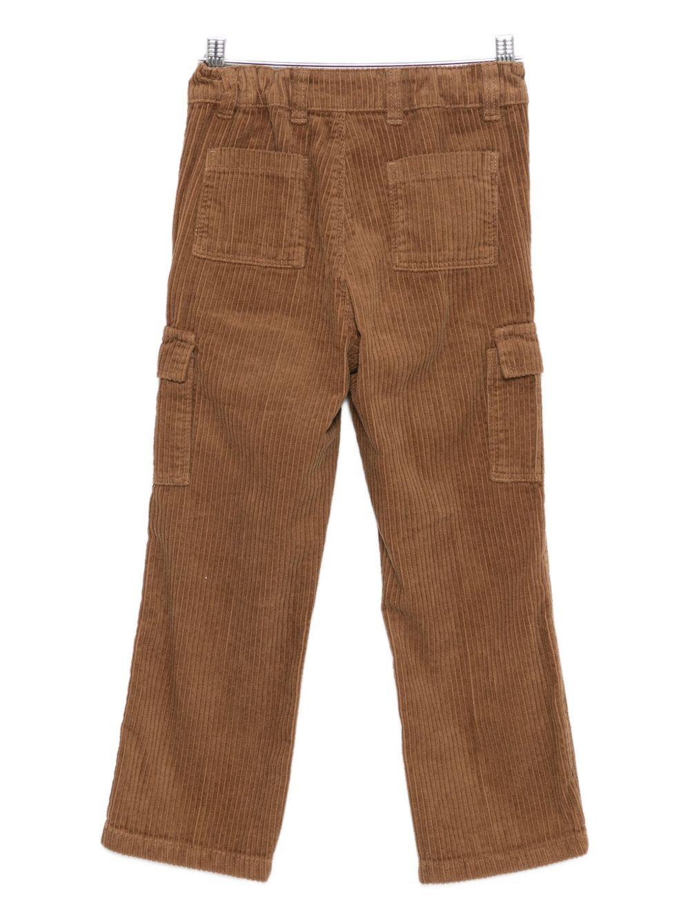 Pantaloni cargo per bambino John Richmond Junior marroni con chiusura con bottoni RBA25207PA RAWHIDE JOHN RICHMOND JUNIOR